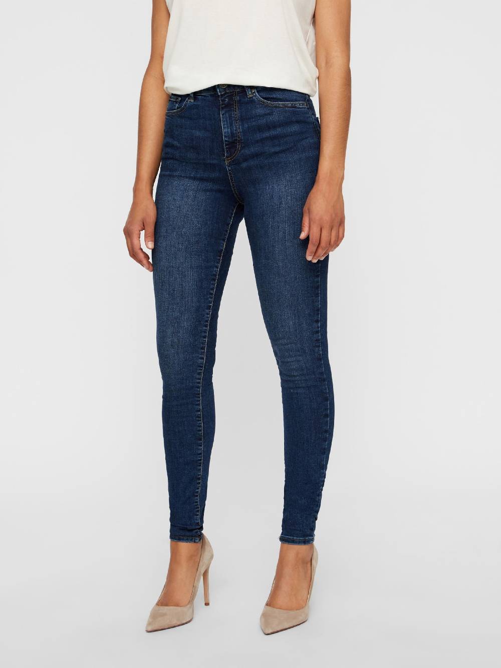 VERO MODA Skinny Jeans 'VMSophia' in Dark Blue Großer Ausverkauf
