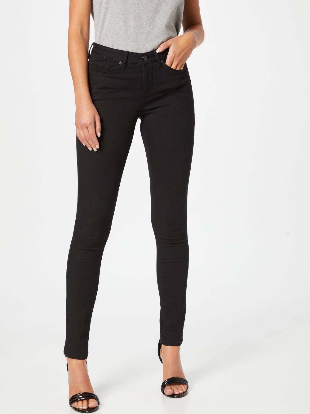 OPUS Skinny Jeans 'Elma' in Black Denim Online Shopping