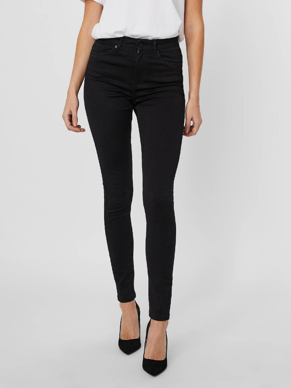 VERO MODA Skinny Jeans 'VMSophia' in Black Exklusivangebot