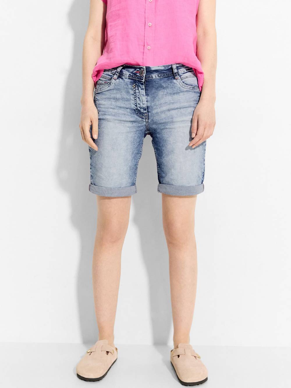 CECIL Loose fit Jeans 'Scarlett' in Blue Denim Black Friday