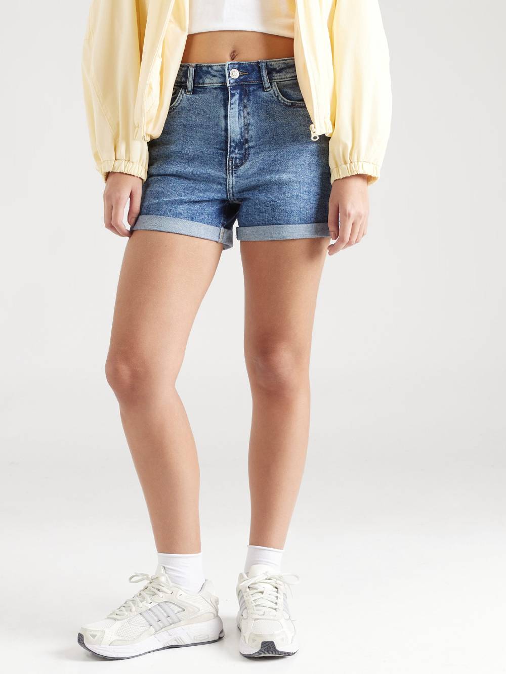 Noisy may Regular Jeans in Blue Denim Lagerräumung
