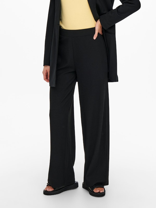 ONLY Wide leg Pants 'ONLNella' in Black Neueste Stile