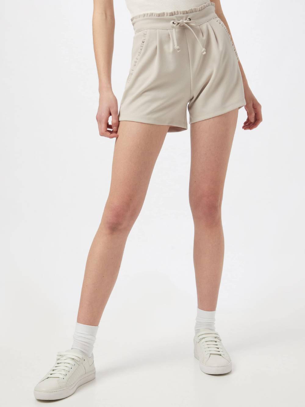 JDY Regular Pleat-Front Pants 'New Catia' in Kitt Bis zu 60% Rabatt
