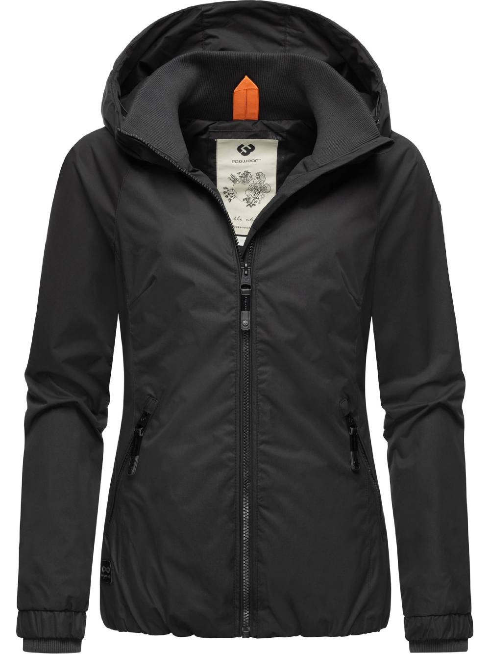 Ragwear Performance Jacket 'Dizzie' in Black Angebote