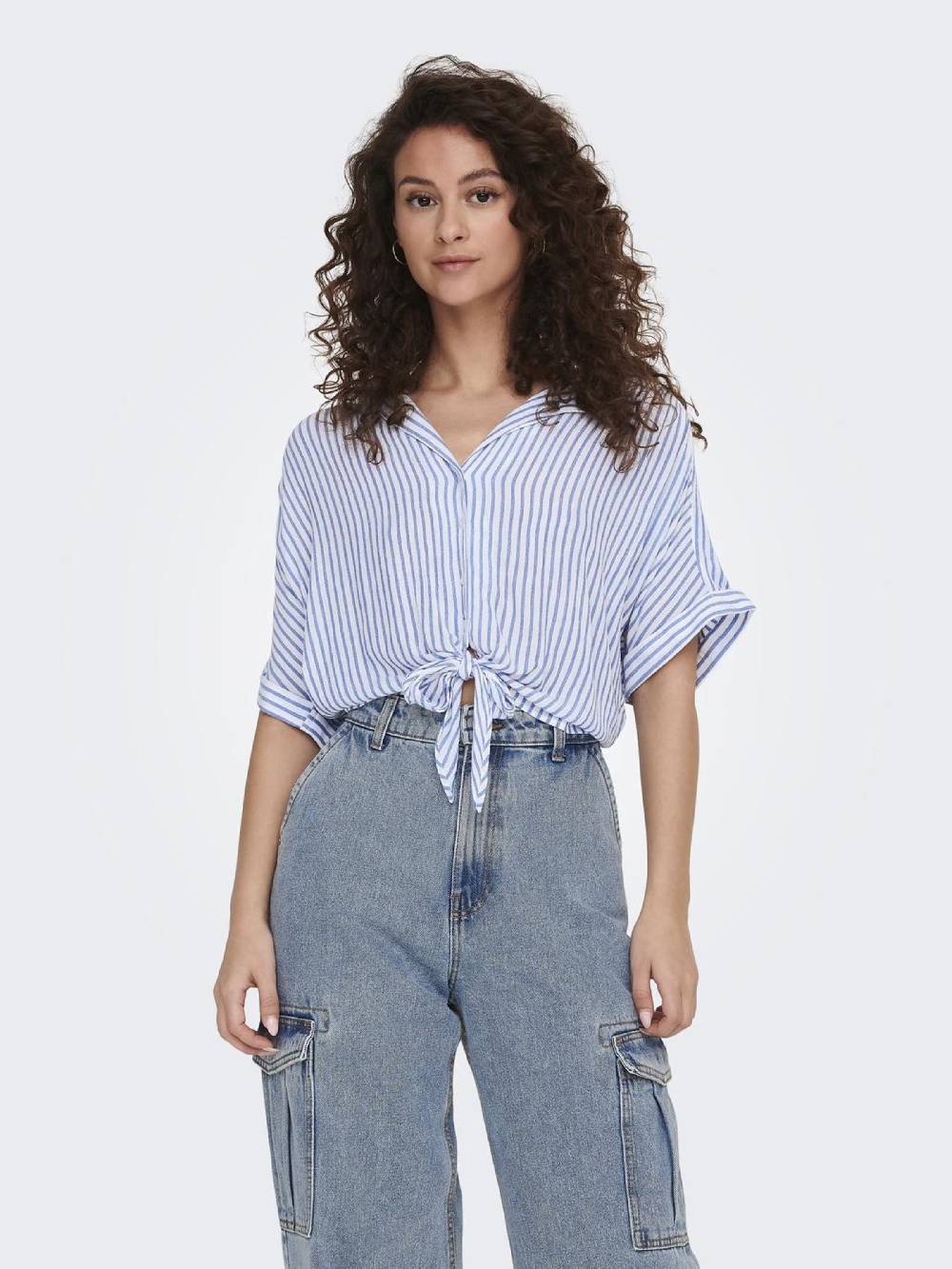 ONLY Blouse 'ONLPaula' in White Rabatt
