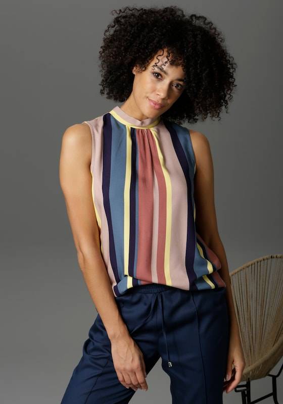 Aniston CASUAL Blouse in Mixed Colors Preisnachlass