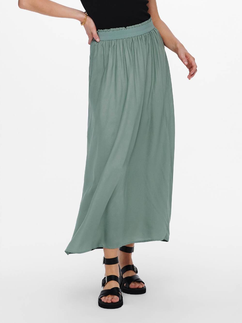 ONLY Skirt 'ONLVenedig' in Jade Große Rabatte