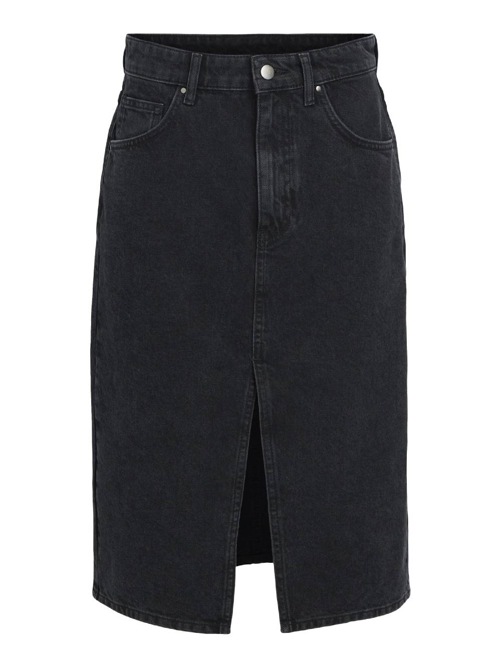 OBJECT Skirt 'Harlow' in Black Denim Super Sparpreis