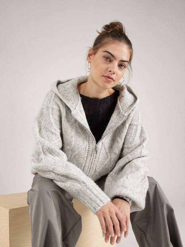 millane Knit Cardigan 'Paula' in Grey Riesige Rabatte
