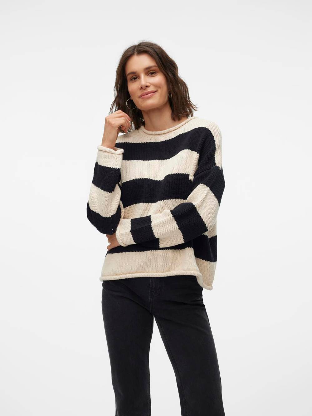 VERO MODA Sweater 'VMLEONORA' in Light Beige 2025