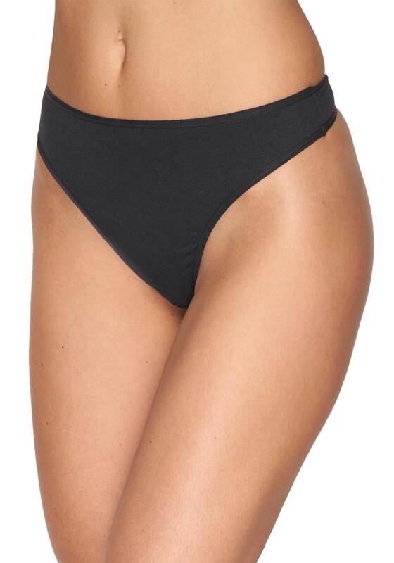 PETITE FLEUR Thong in Black Exklusivangebot