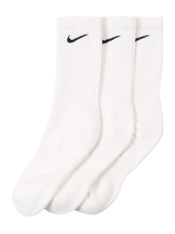 NIKE Athletic Socks in White Preisnachlass