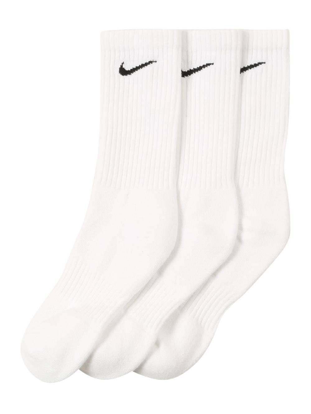NIKE Athletic Socks in White Preisnachlass