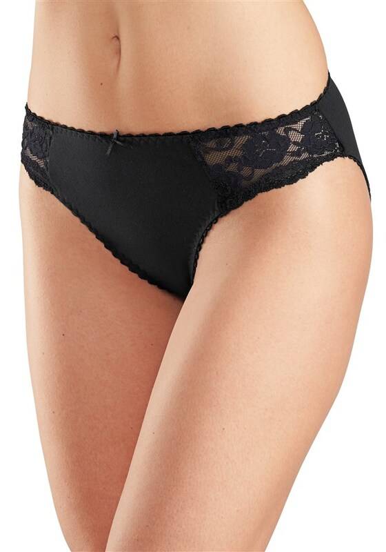 PETITE FLEUR Panty in Black Heißer Verkauf