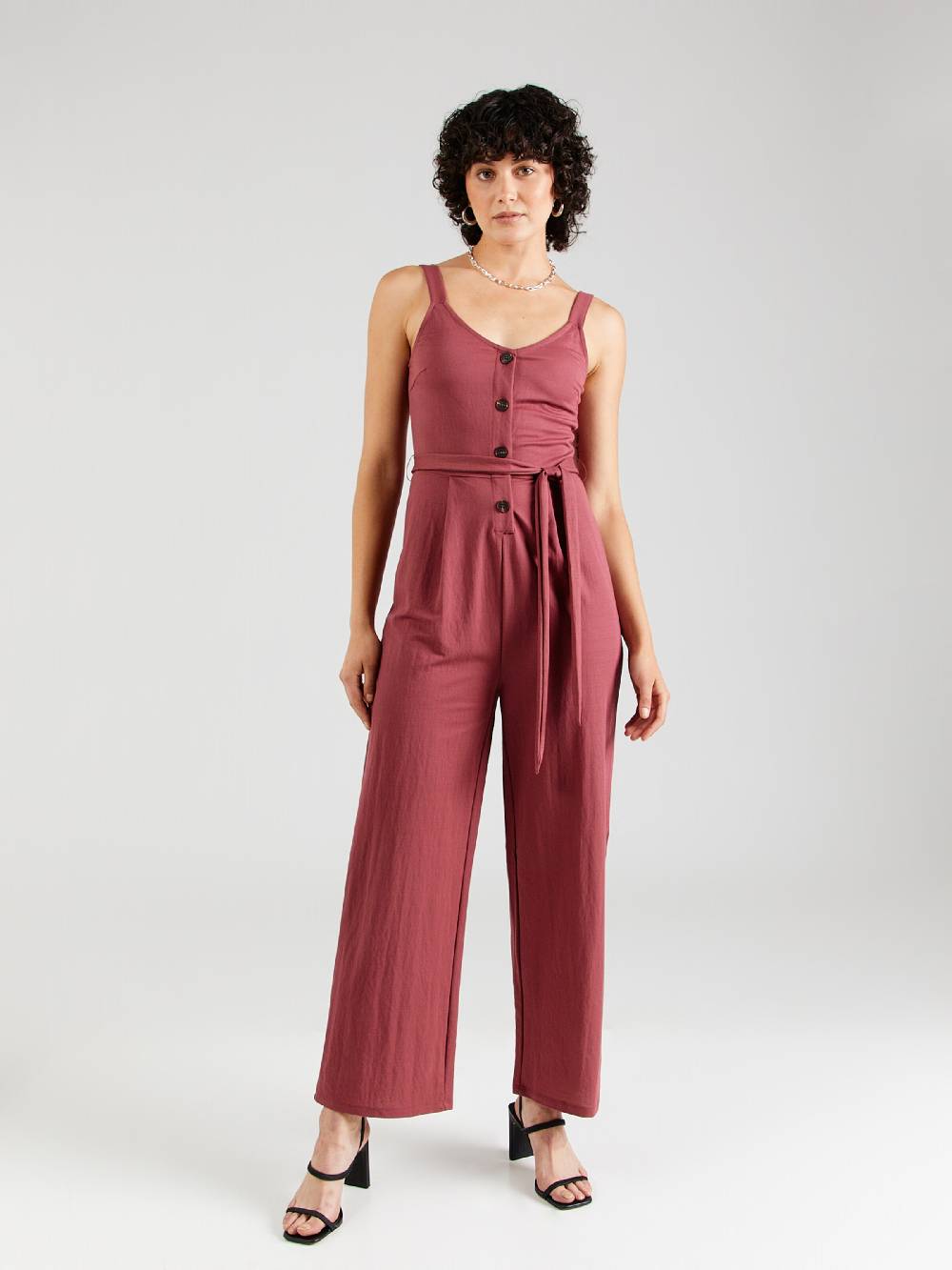 ABOUT YOU Jumpsuit 'Fiona' in Berry Sonderangebot der Fabrik