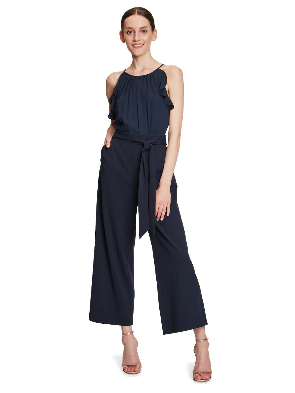 Vera Mont Jumpsuit in Navy Nur noch ein Tag übrig