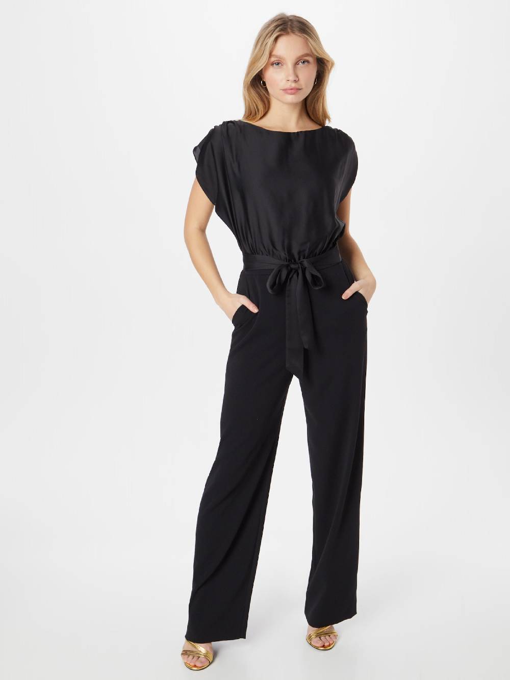 SWING Jumpsuit in Black Clearance-Verkauf