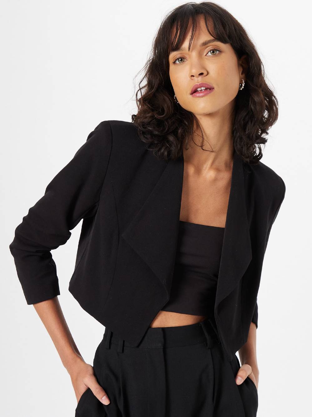 VILA Blazer in Black Preisnachlass