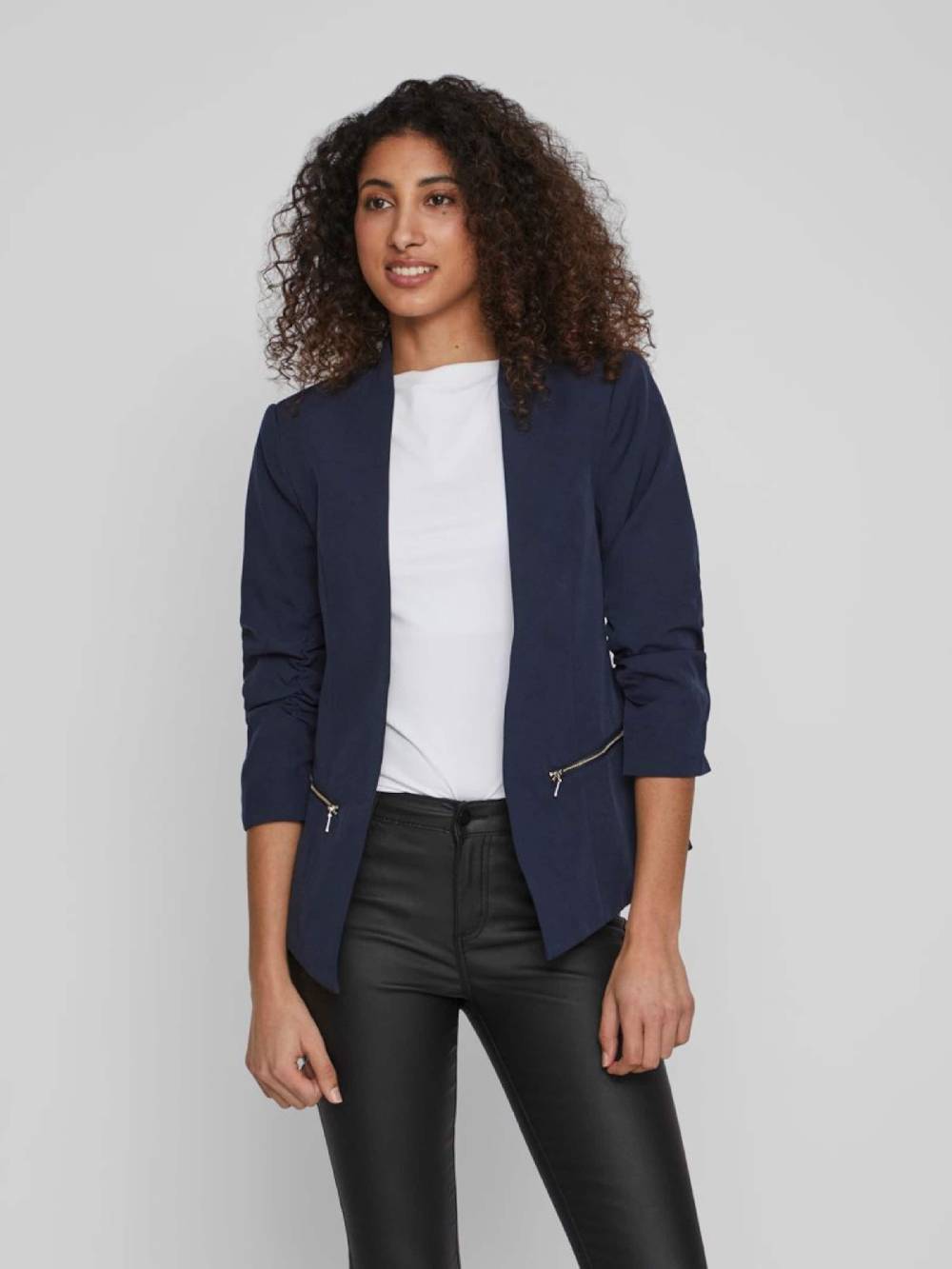 VILA Blazer in Navy Saisonale Angebote