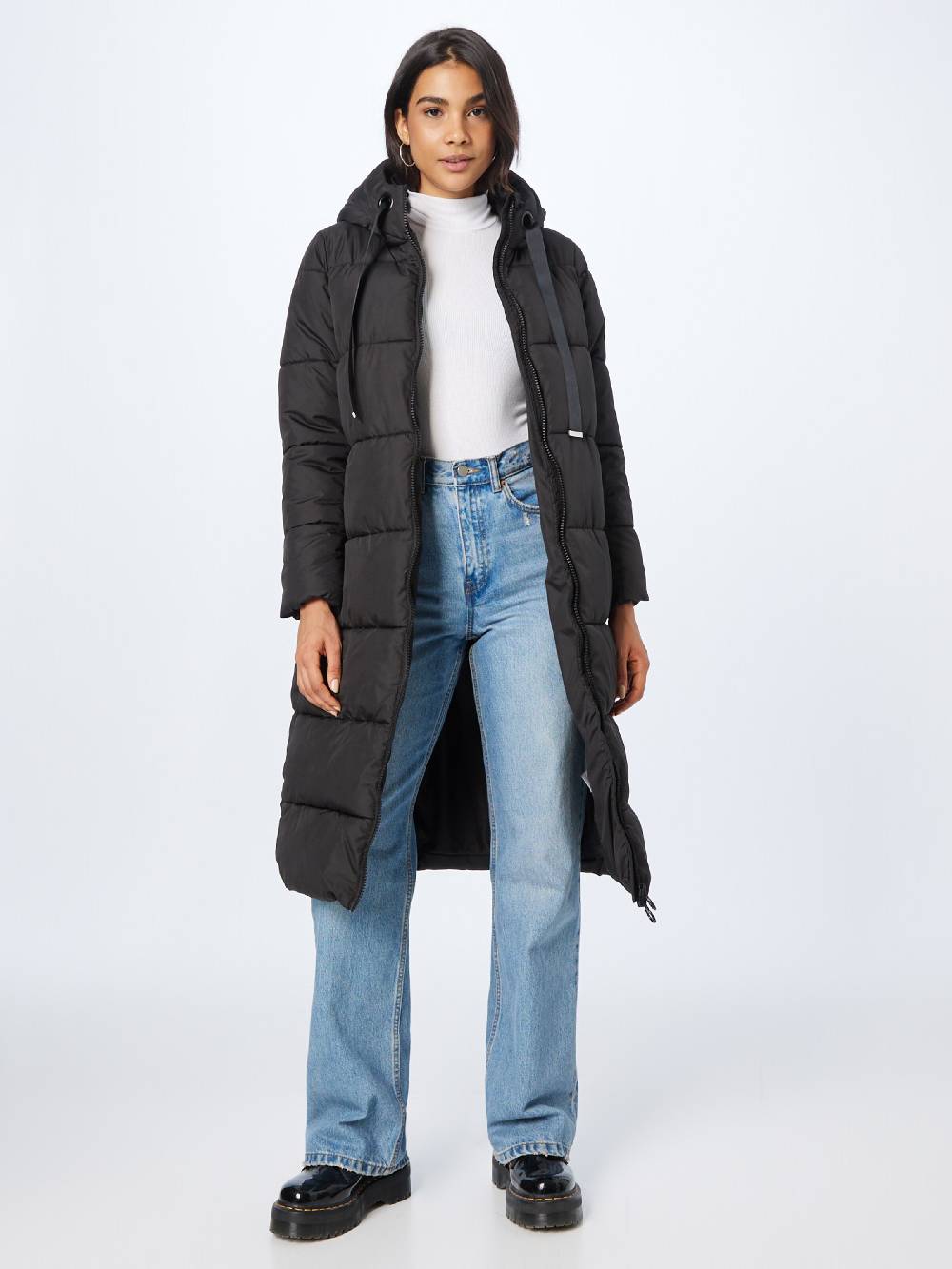 ABOUT YOU Winter Coat 'Josepha' in Black 50% Rabatt mit kostenlosem Versand