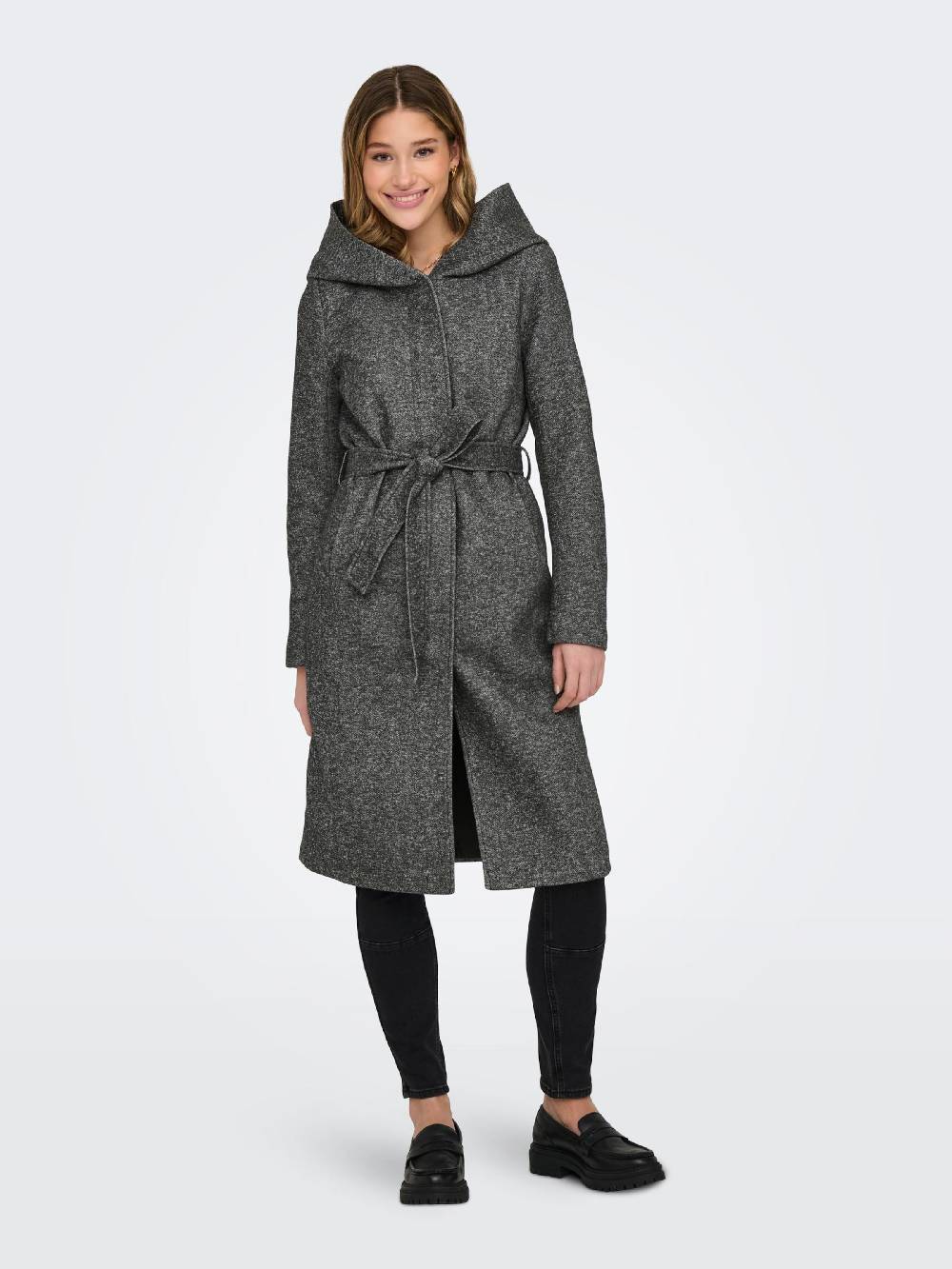 ONLY Between-Seasons Coat 'ONLSedona' in Mottled Grey Speichern exportieren