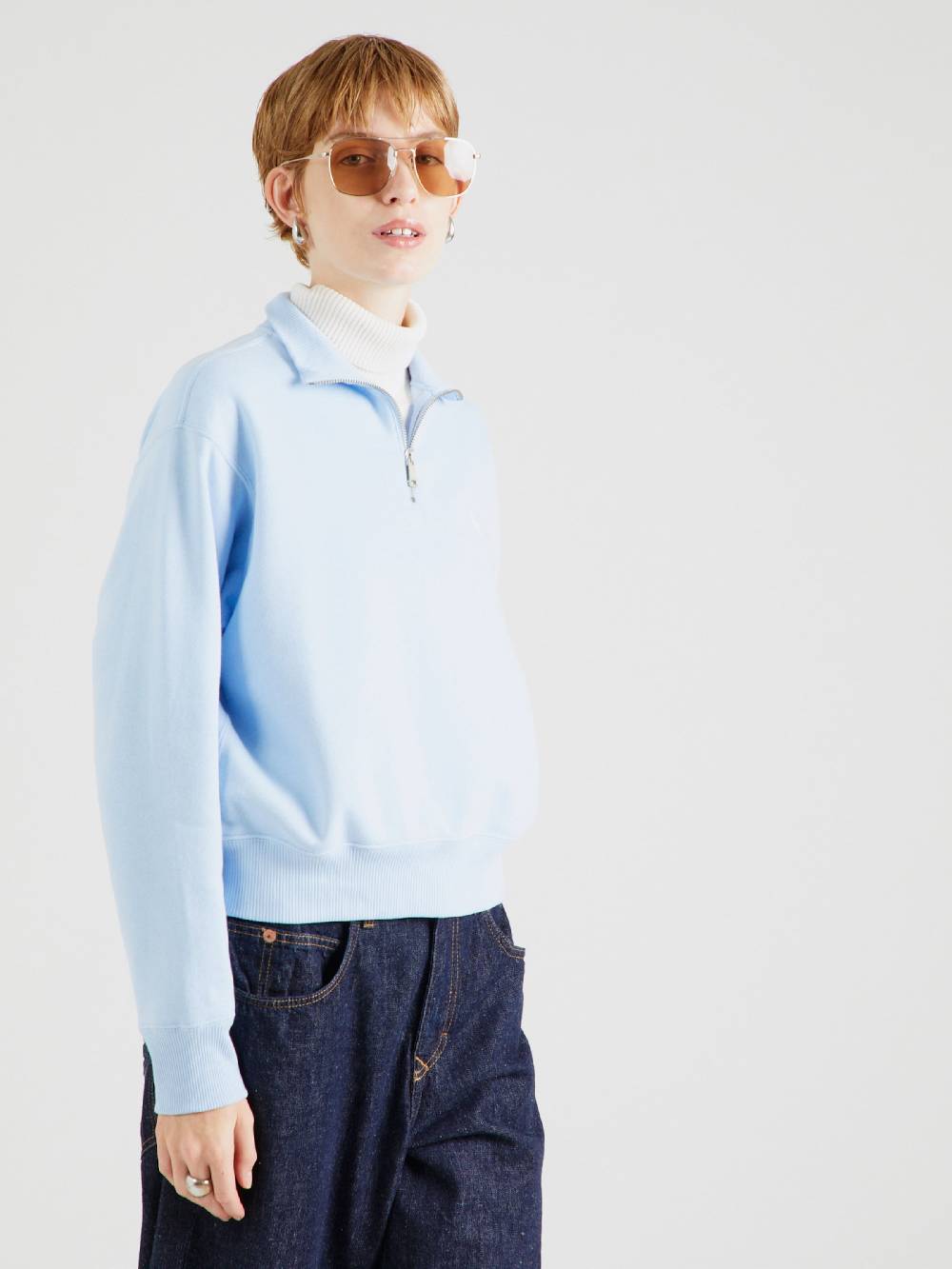 Polo Ralph Lauren Sweatshirt in Light Blue Auslauf