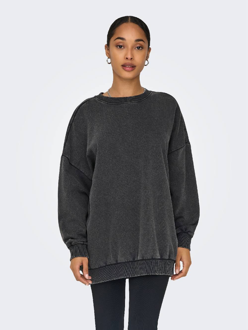 ONLY Sweatshirt in Black Kostenloser Versand