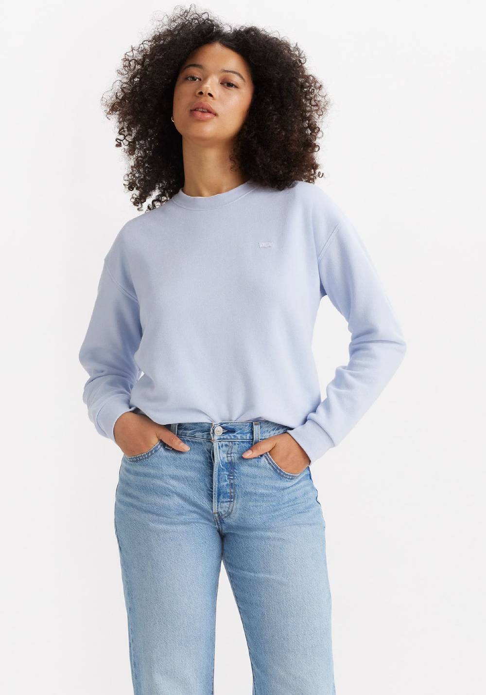 LEVI'S ® Sweatshirt 'Everyday Sweatshirt' in Lavender Limitierter Zeitrabatt
