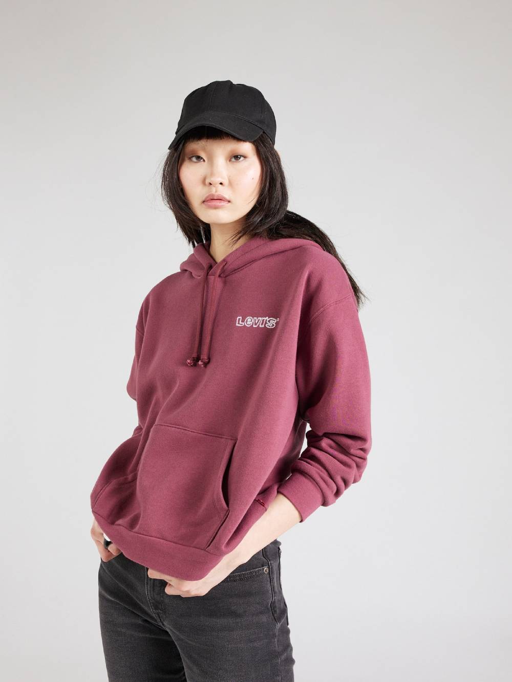 LEVI'S ® Sweatshirt in Burgundy Fabrikpreis
