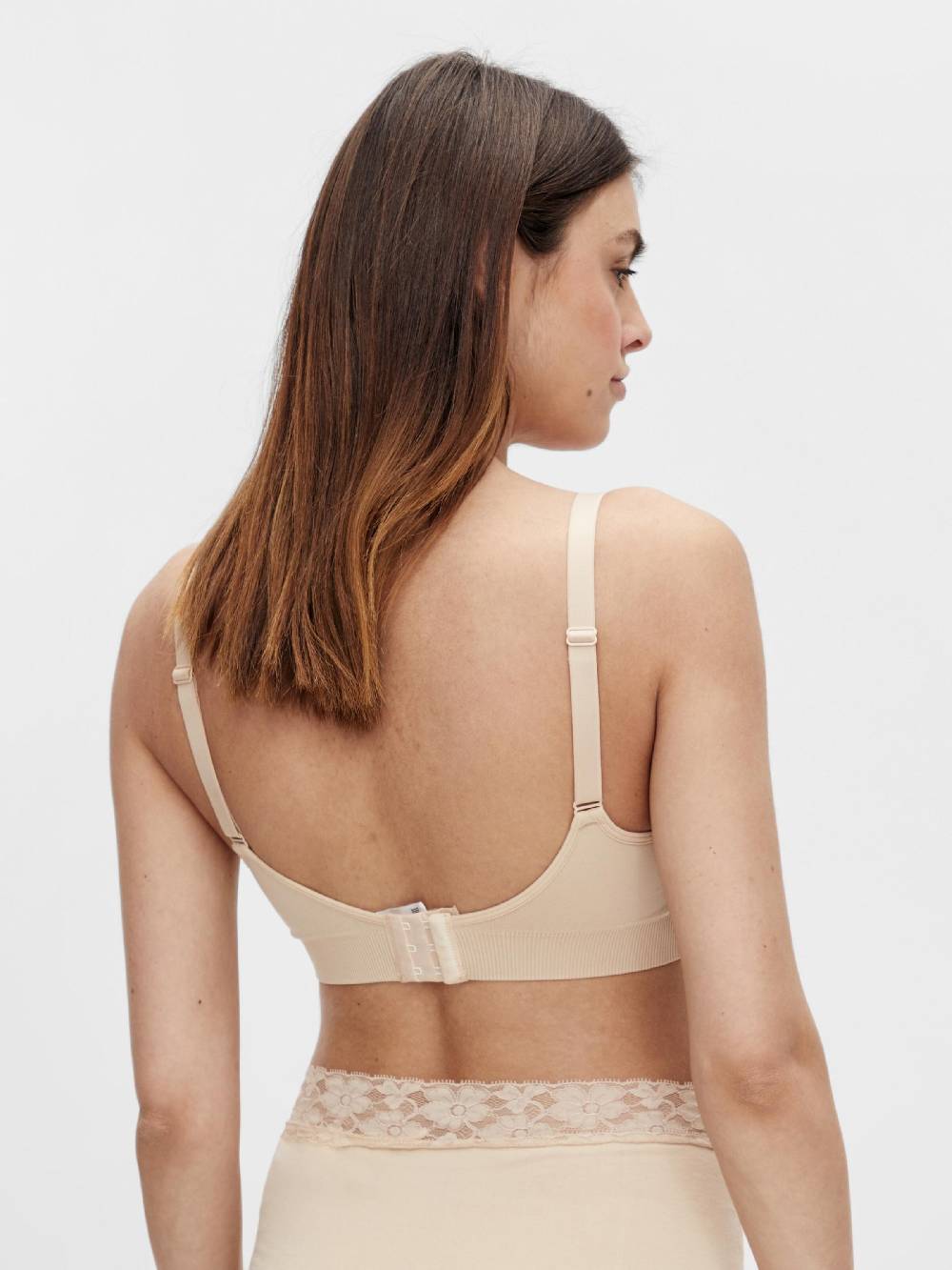 MAMALICIOUS Nursing Bra 'Ilja' in Light Beige, Black Cyber Monday