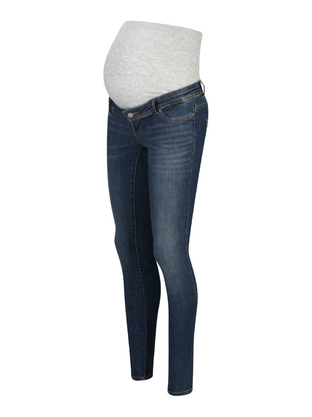 Only Maternity Skinny Jeans in Blue Denim Online Outlet
