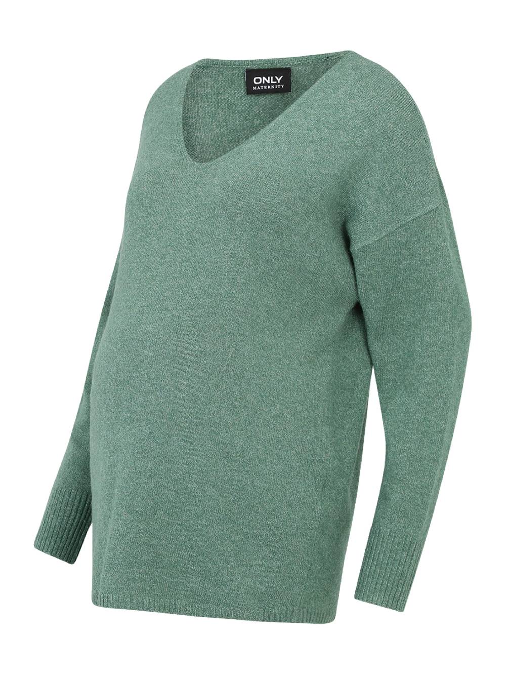 Only Maternity Sweater 'OLMRICA' in Jade Begrenzte Freigabe