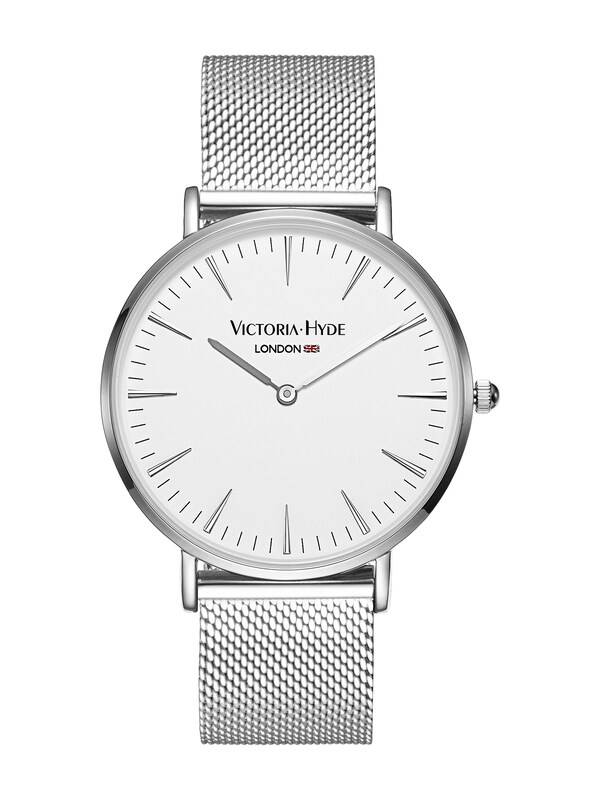 Victoria Hyde Analog Watch 'Metropolitan' in Silver Kostenloser Versand international