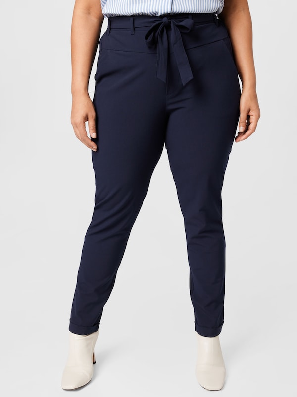 KAFFE CURVE Regular Pants 'Jia' in Ultramarine Blue Auslauf
