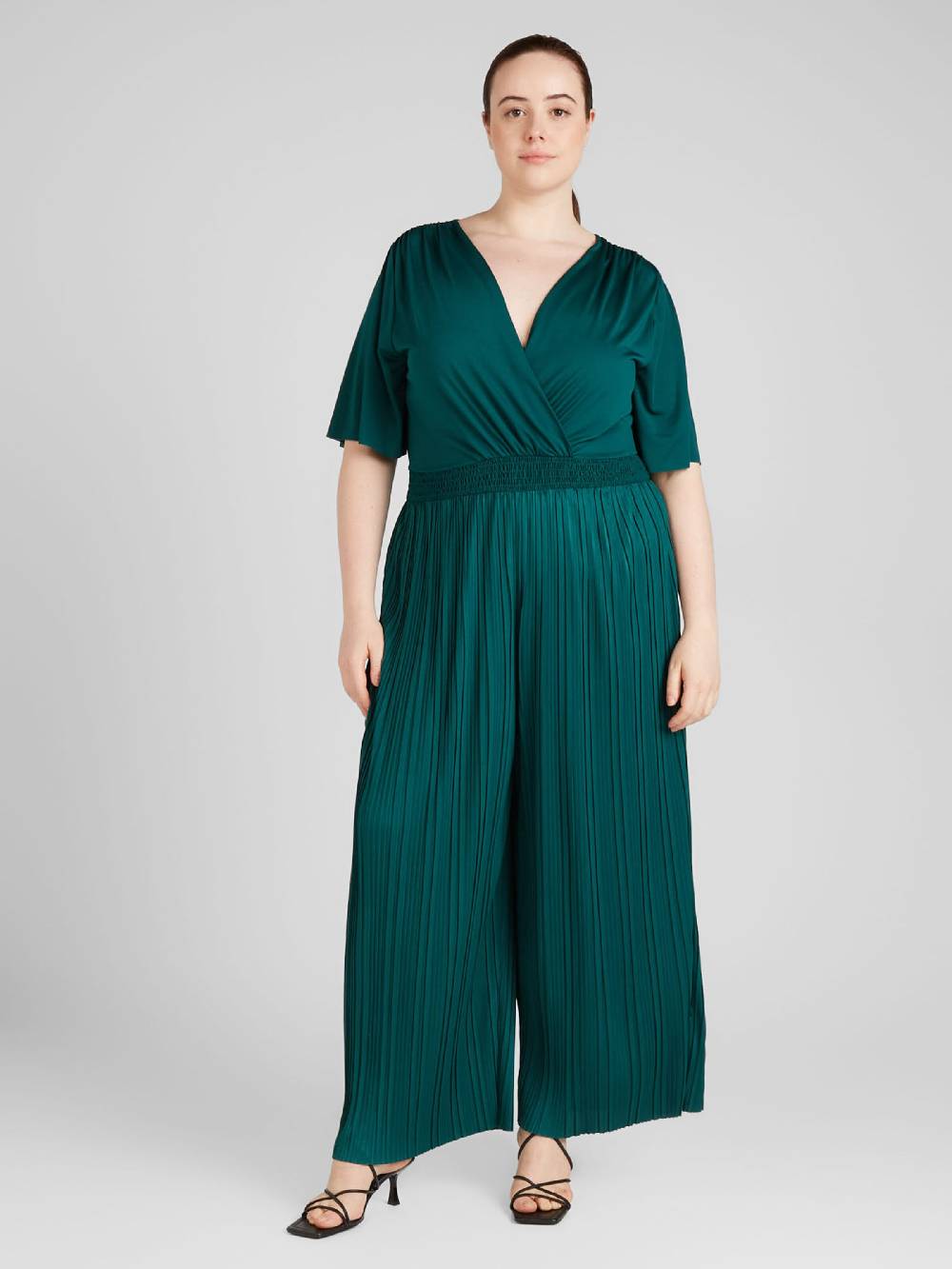 ABOUT YOU Curvy Jumpsuit in Dark Green Hotsell