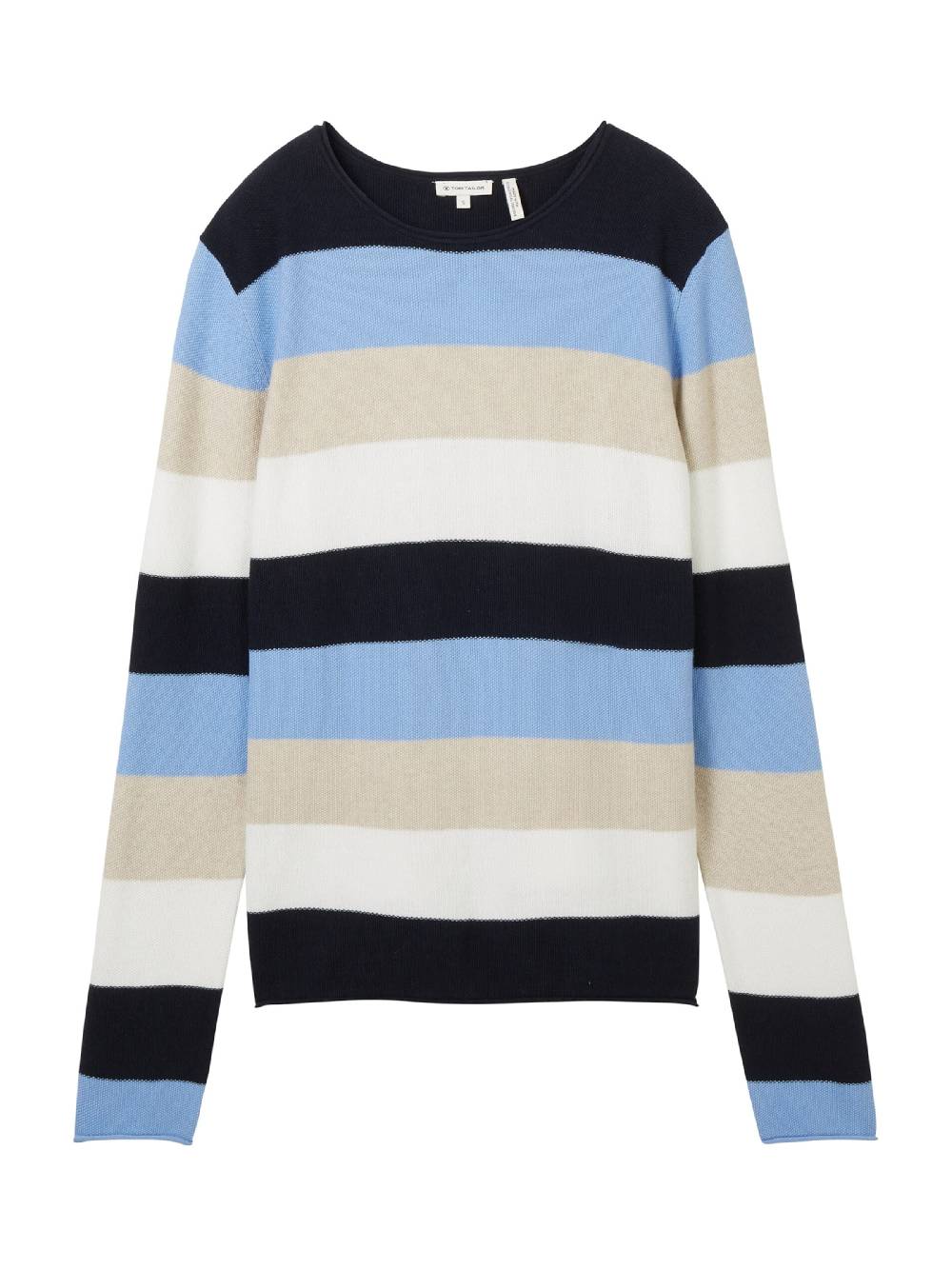 TOM TAILOR Sweater in Navy, Light Blue Blitzverkäufe