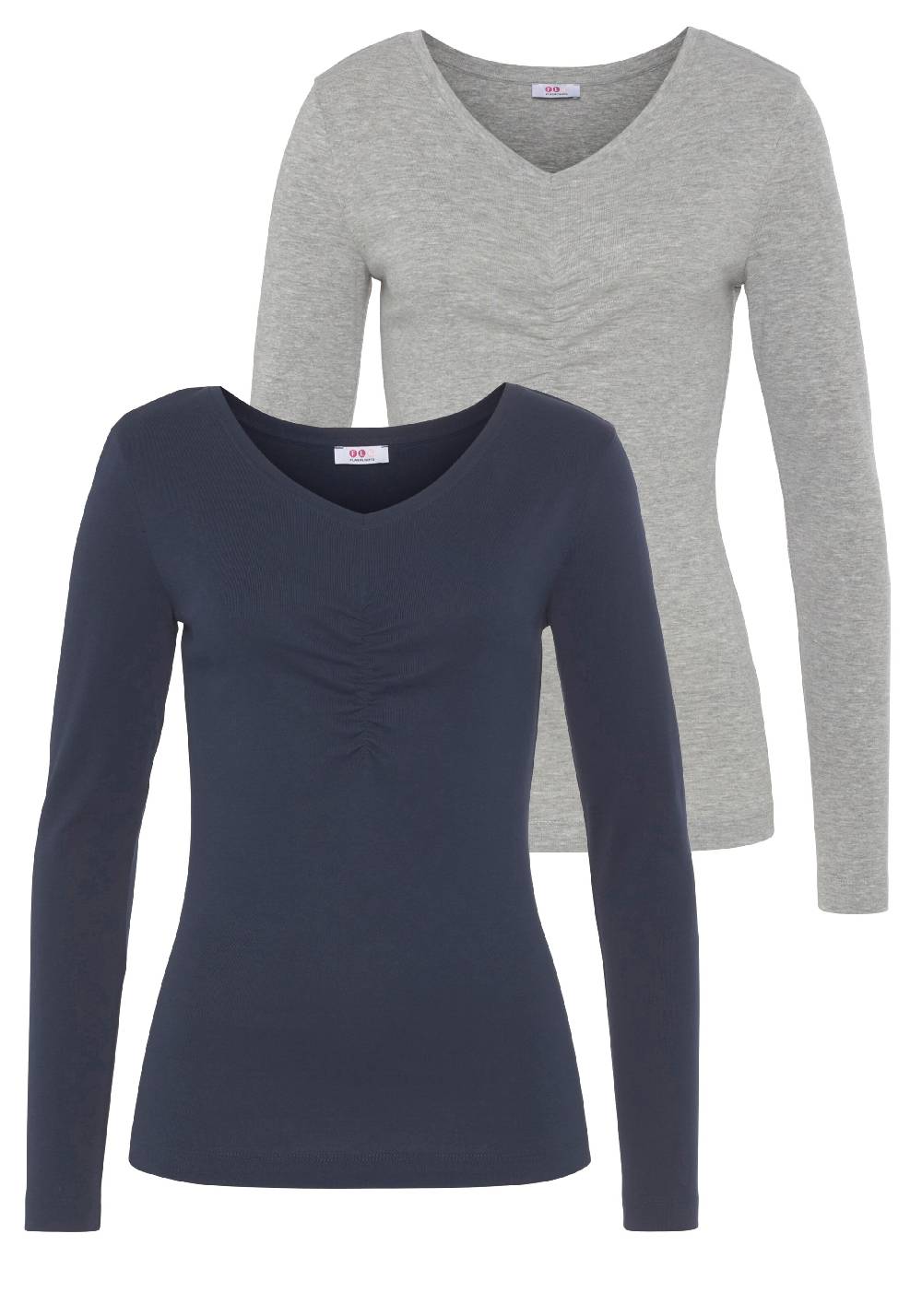 FLASHLIGHTS Shirt in Mottled Grey Rabatt