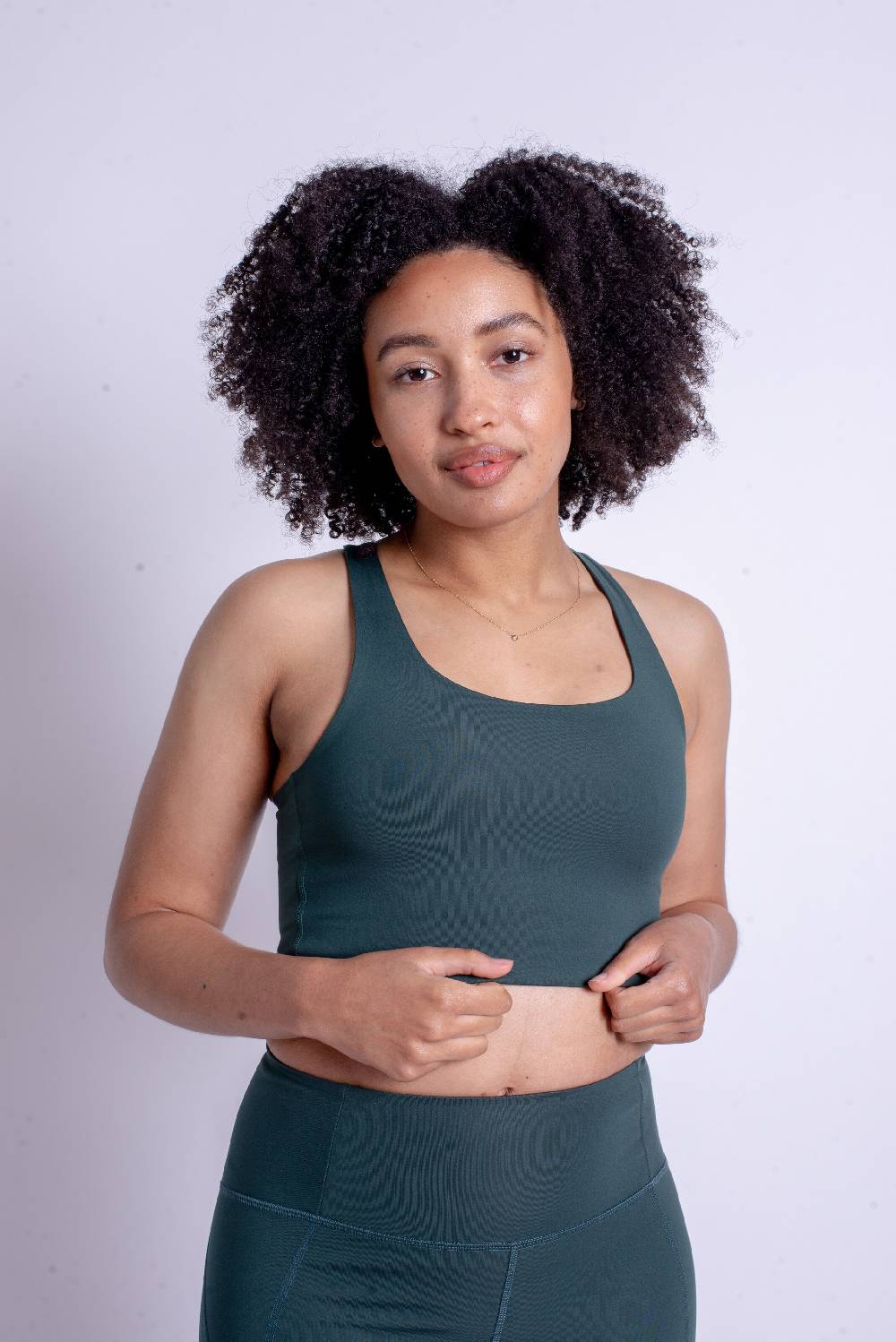 Girlfriend Collective Bralette Sports Bra 'Paloma' in Green Neuheiten