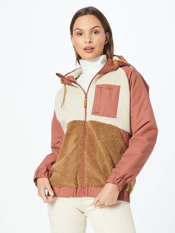 Iriedaily Between-Season Jacket 'Arctikmix' in Apricot Räumungsverkauf