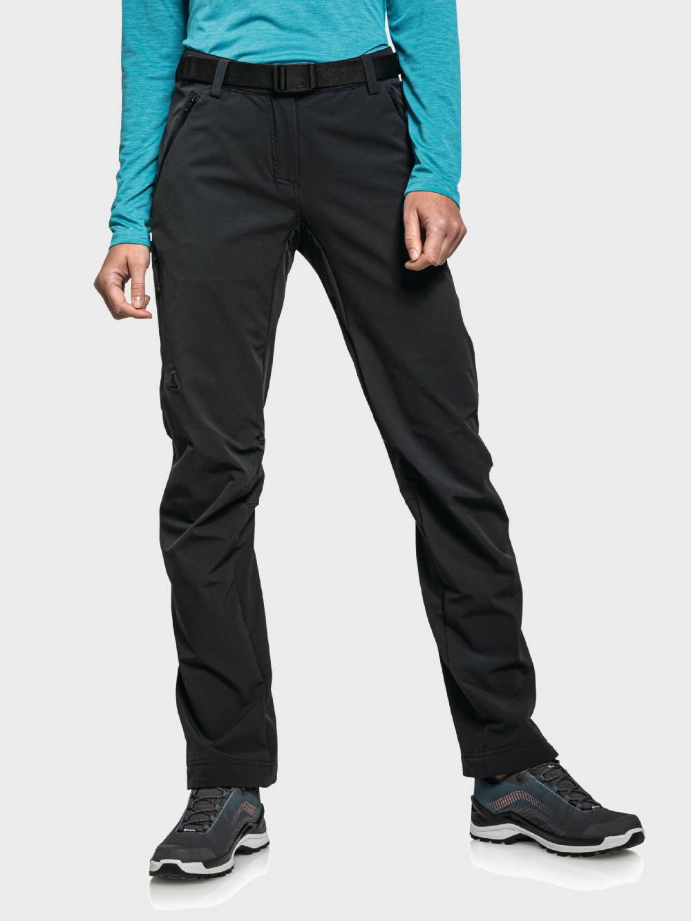 Schöffel Regular Outdoor Pants 'Taibun' in Black Neueste Stile