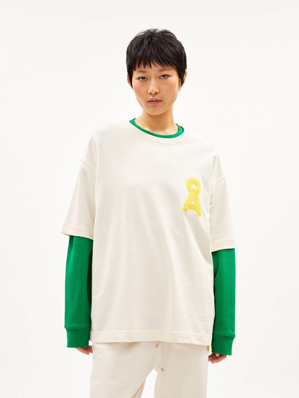 ARMEDANGELS Shirt 'Mikas' in Beige Letzter Tag
