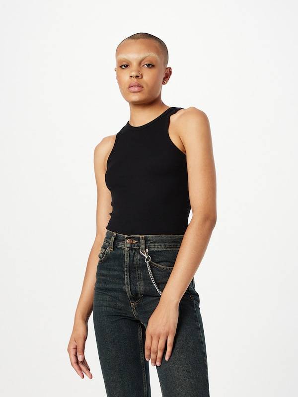 Rebirth Studios Top 'Ivy' in Black Riesige Rabatte