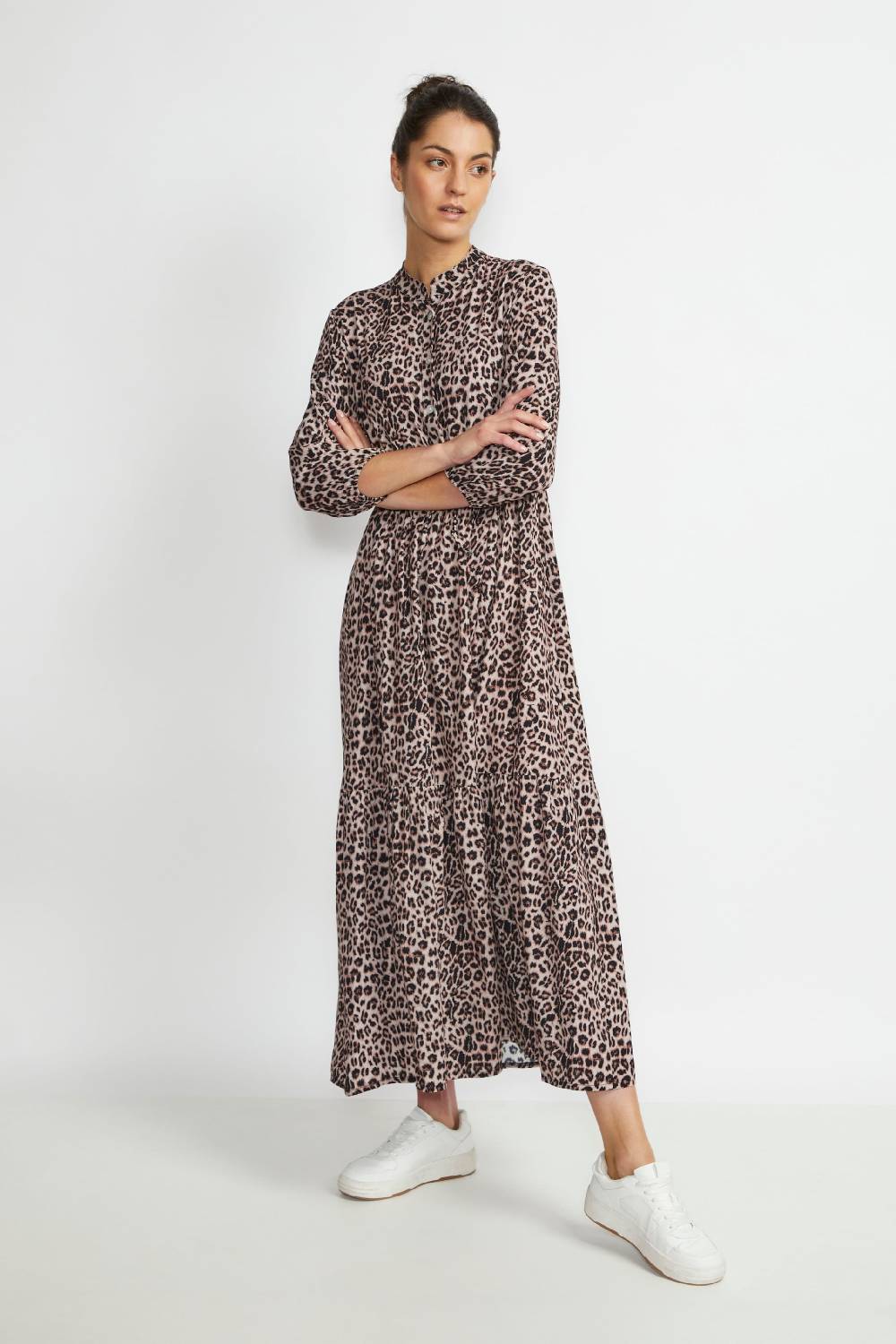 Cream Dress 'Alora' in Beige Exklusive Angebote
