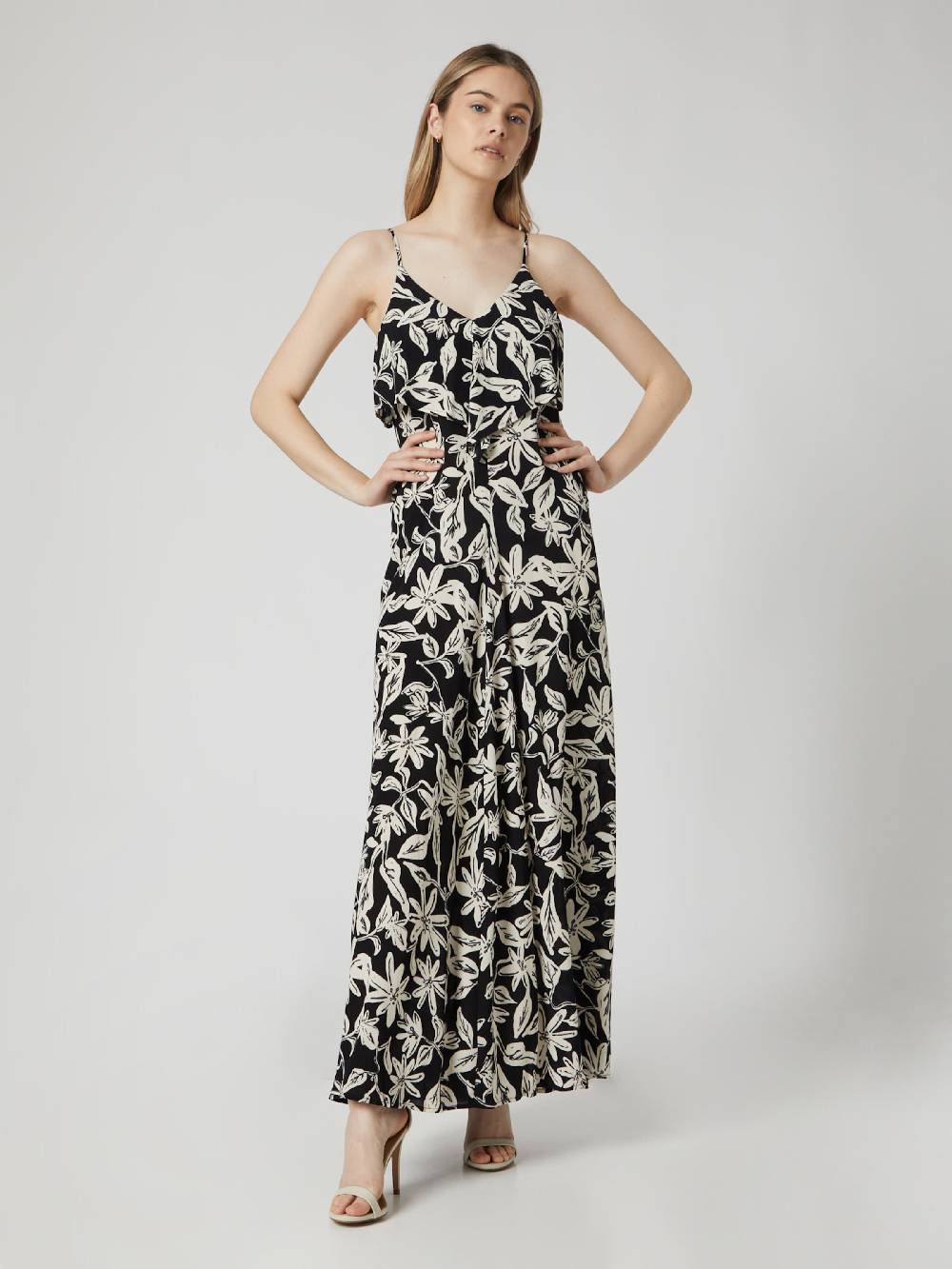 Guido Maria Kretschmer Women Dress 'Christina' in Beige, Black Bestseller