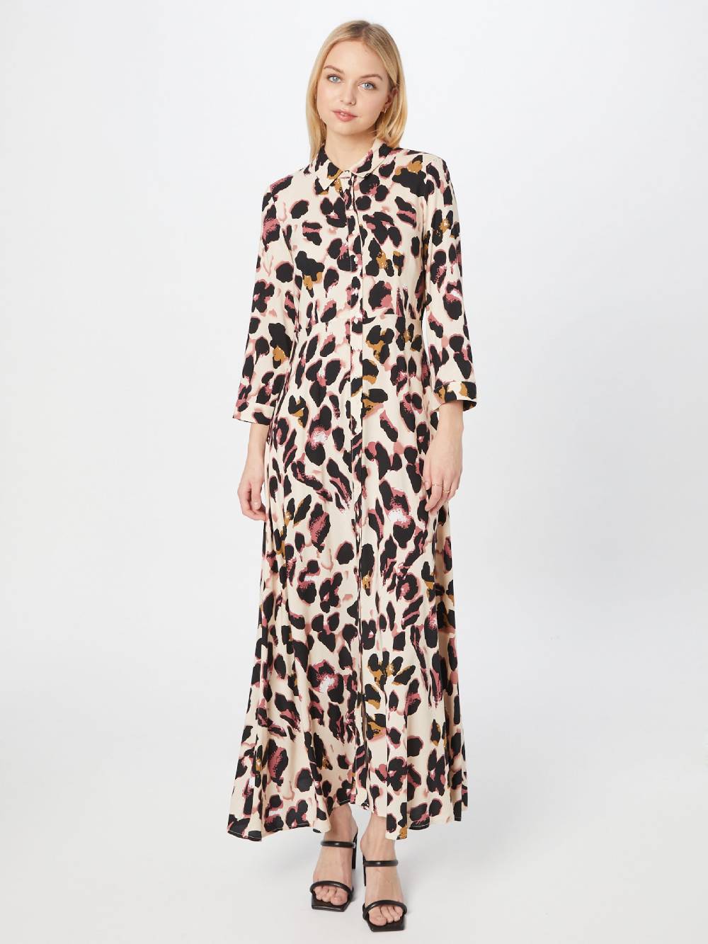 Y.A.S Shirt Dress 'YASSAVANNA' in Beige Saisonale Angebote
