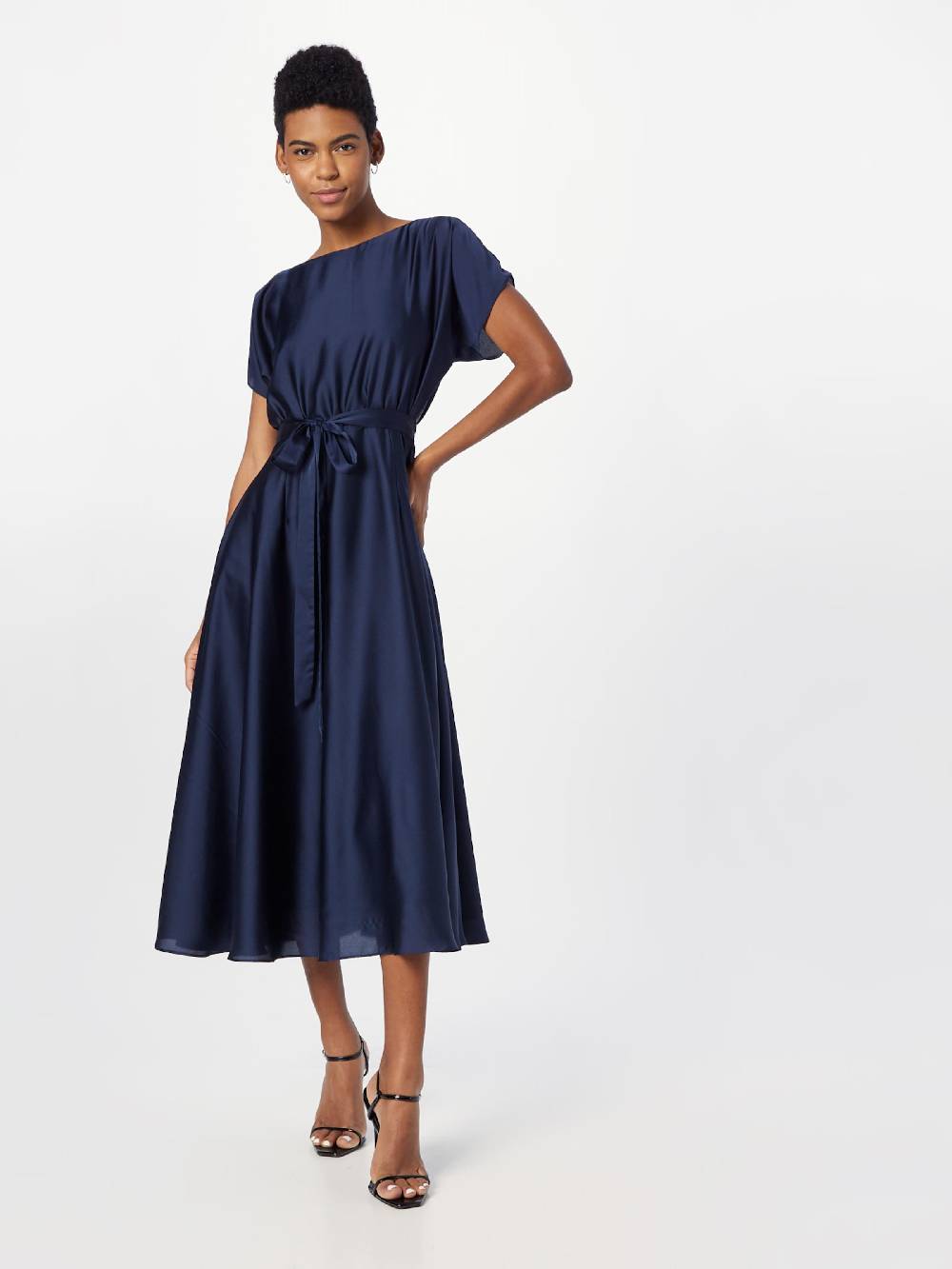 SWING Cocktail Dress in Marine Blue Super Sparpreis