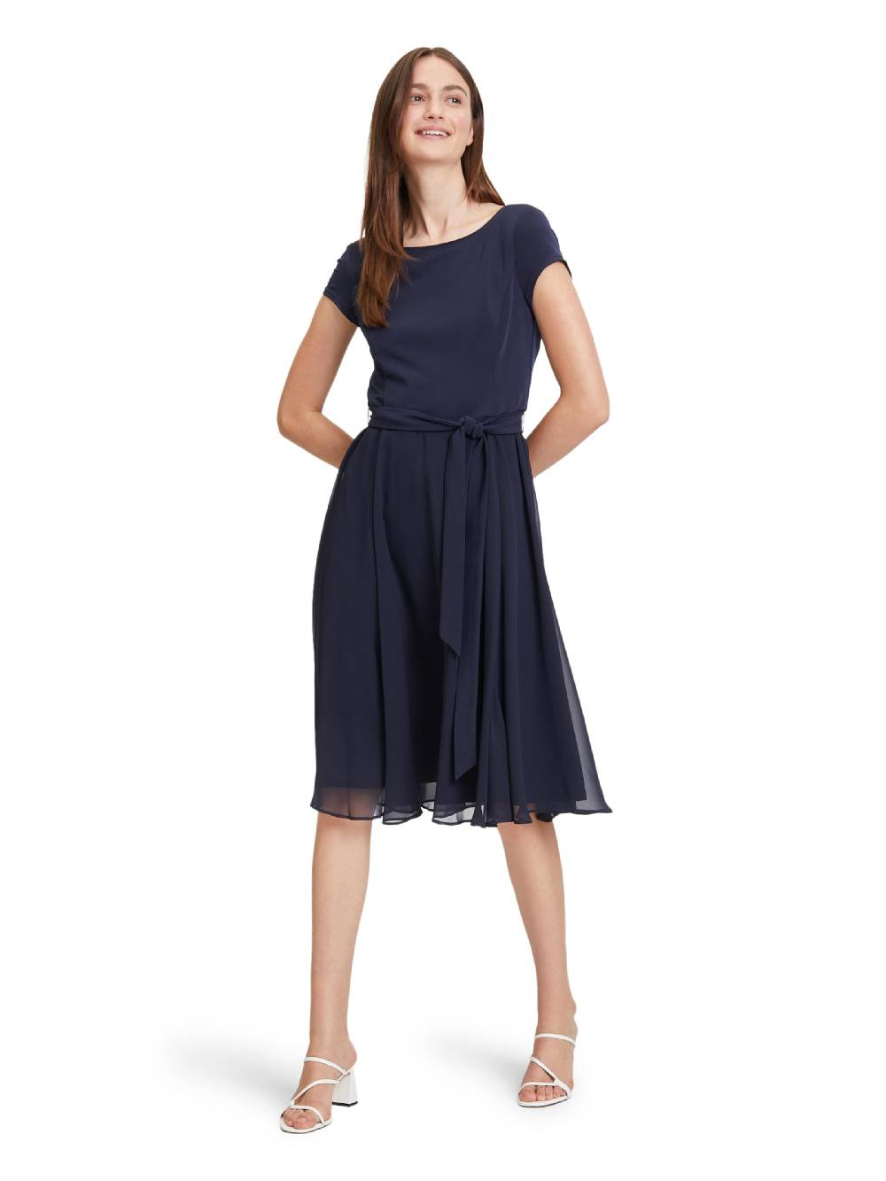 Vera Mont Cocktail Dress in Dark Blue Discount Store für neue Produkte