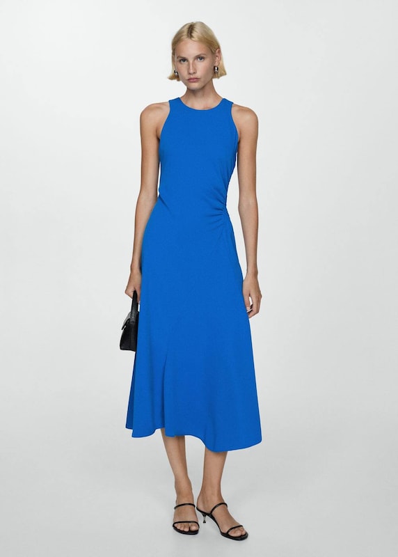 MANGO Evening Dress 'Fenix' in Blue Rabatte dieses Monats