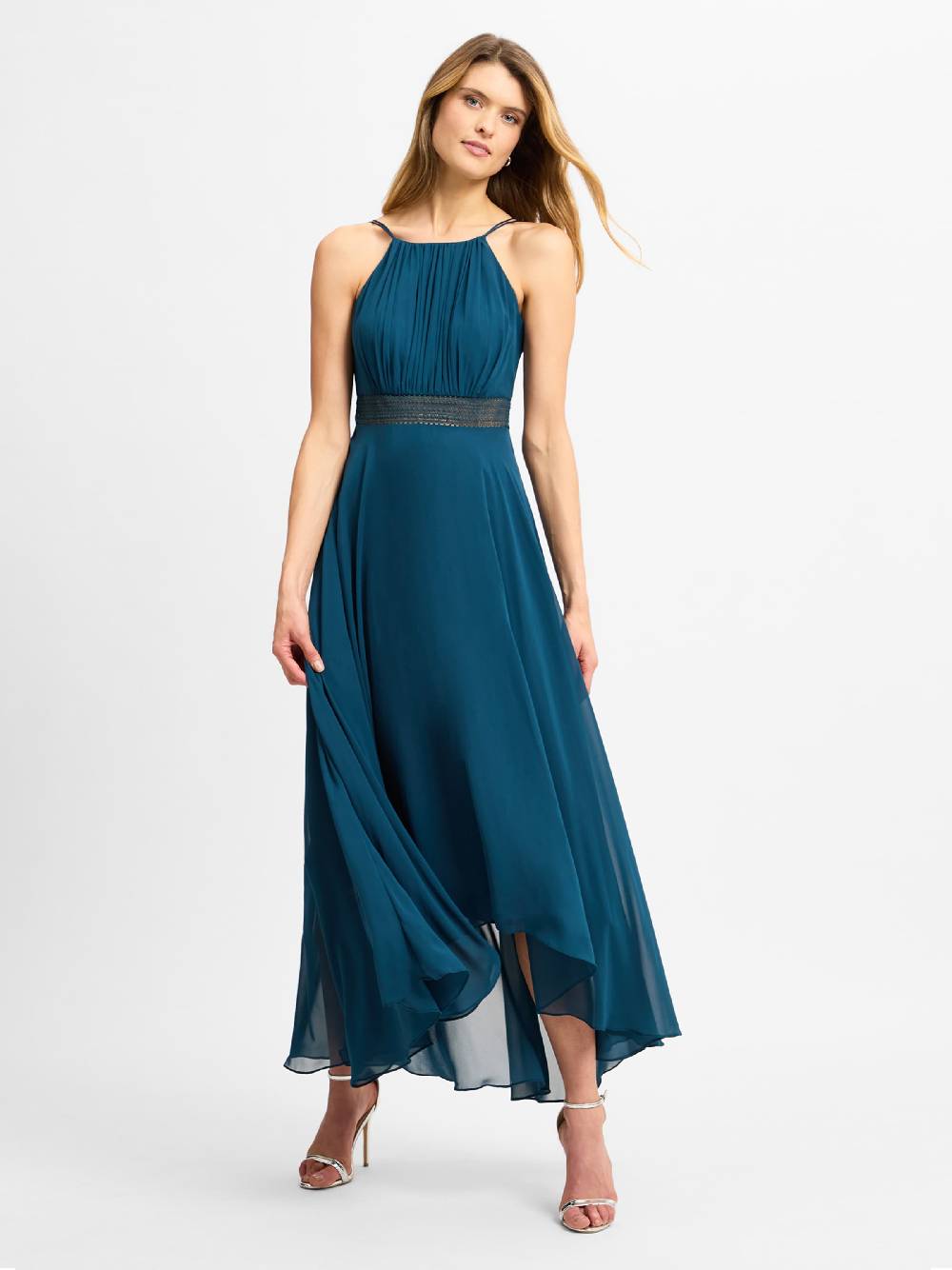 Marie Lund Evening Dress ' ' in Blue im Angebot