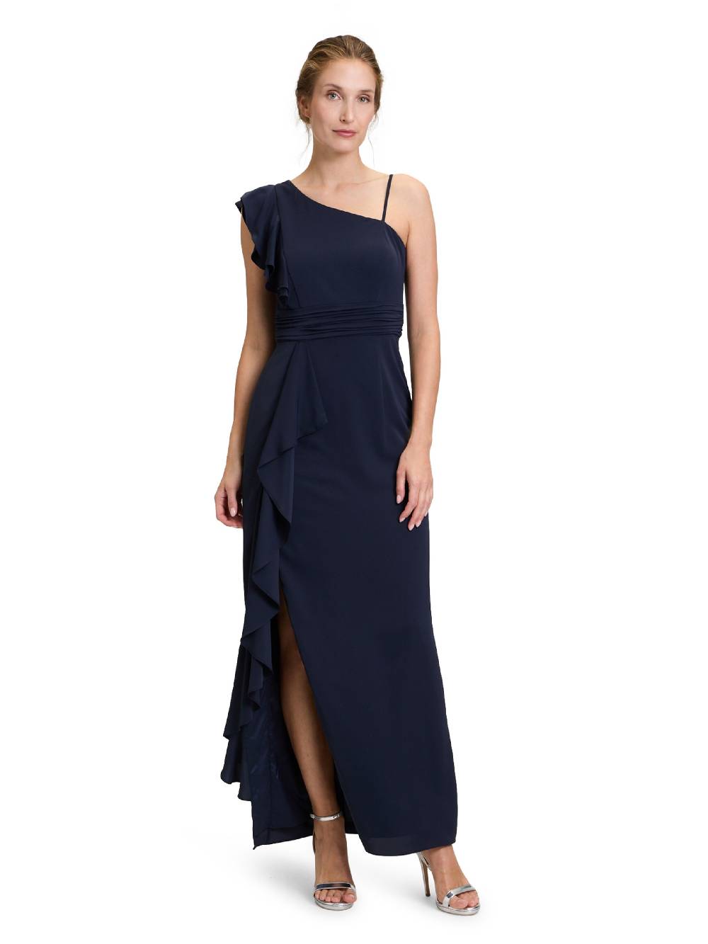 Vera Mont Evening Dress in Night Blue Rabatt